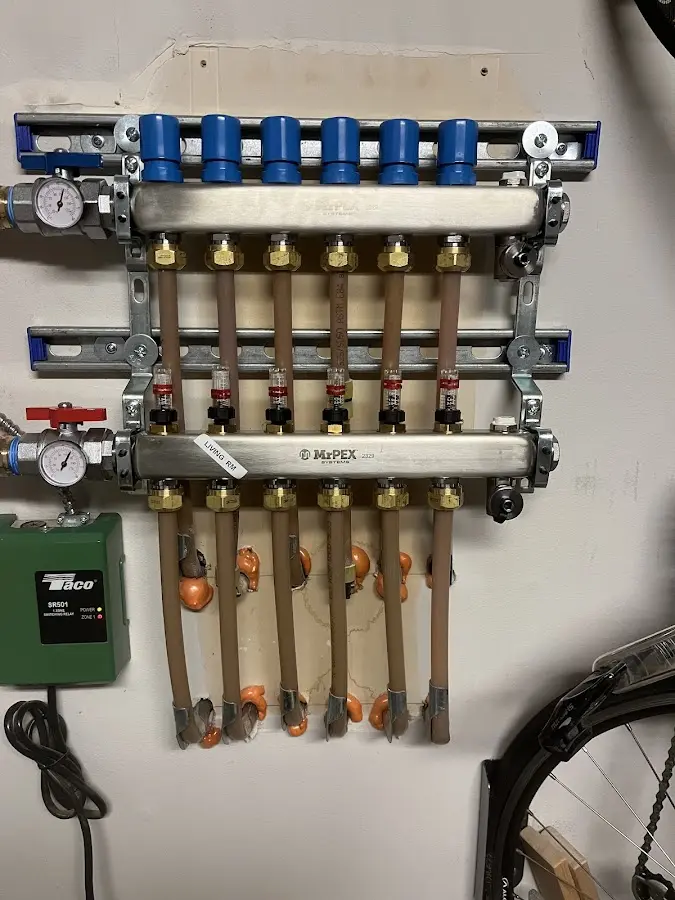 Plumber performing Leak Detection at a residential property in Oneida